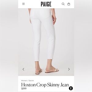 PAIGE Hoxton Crop Skinny Jean